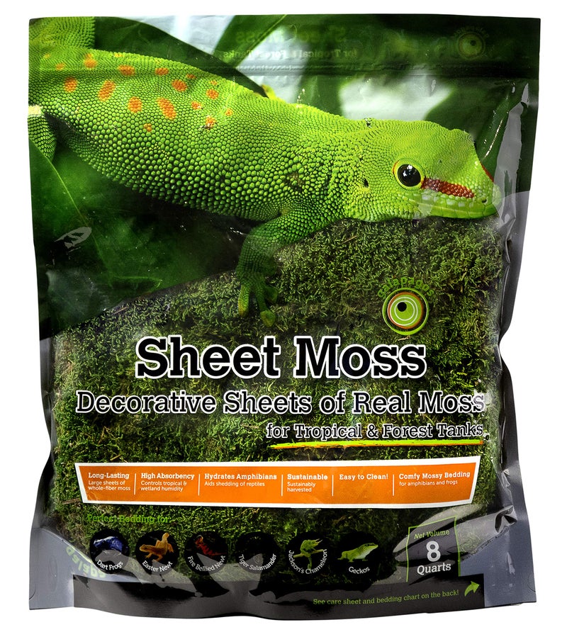 Galapagos GalÃ¡pagos (05248) Sheets of Real Moss, 8-Quart, Natural,Green - Image 1